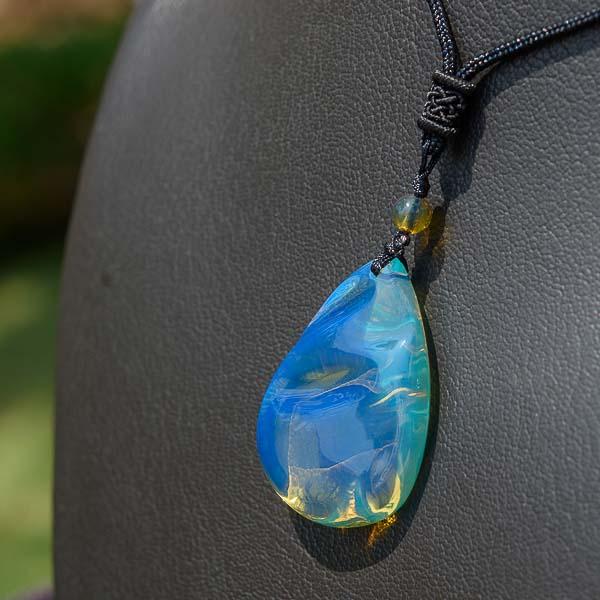 blue amber jewelry