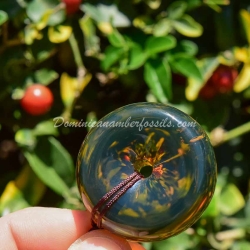 Asian Donut Vivid Green Large Lucky Ring 5