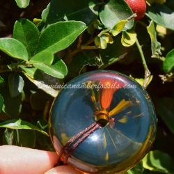 Asian Donut Vivid Green Large Lucky Ring 6