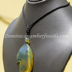 BAP1034 Dominican Amber Pendant 11