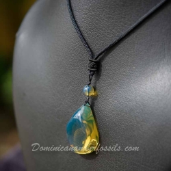 BAP1085 Crystal Clear Blue Pendant 11