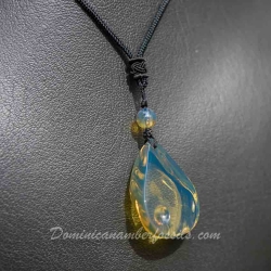 BAP1085 Crystal Clear Blue Pendant 9