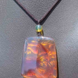 BAP1182 Burmese Amber Pendant 5
