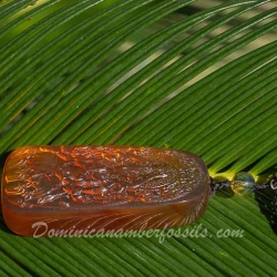 BAP1184 Burmese Amber Carving 6