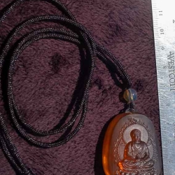 BAP1186 Burmese Amber Carving 9