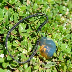 BAP1208 Blue  Green Amber Pendant 12