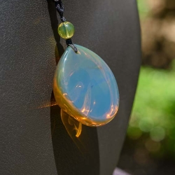 BAP1208 Blue  Green Amber Pendant 4