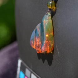 BAP1212 Green Blue Pendant 2