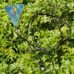 BAP826 Blue Amber Pendant 11
