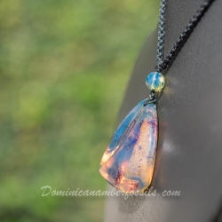 BAP Spotty Dominican Blue Amber Talisman 10