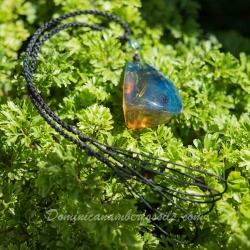 BAP Spotty Dominican Blue Amber Talisman 2