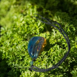 BAP Spotty Dominican Blue Amber Talisman 3