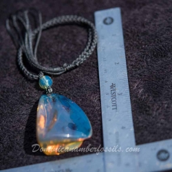 BAP Spotty Dominican Blue Amber Talisman 6
