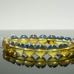 Blue Amber Stretching Bracelet 10