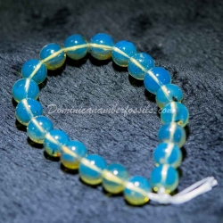 Blue Amber Stretching Bracelet 5
