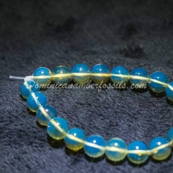 Blue Amber Stretching Bracelet 6