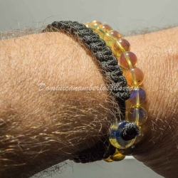 Blue Amber Stretching Bracelet 7