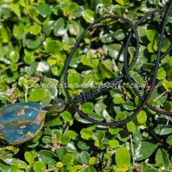Blue Pendant With Green Spots