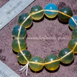 Blue And Green Amber Bracelet 10