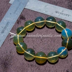 Blue And Green Amber Bracelet 8