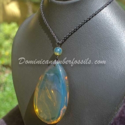 Blue And Green Flame Pendant 4