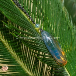Blue And Green Flame Pendant 9
