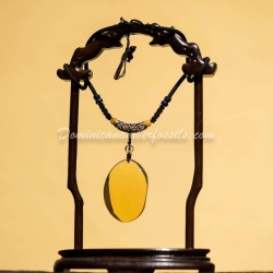 Bluis Green Amber Pendant 4