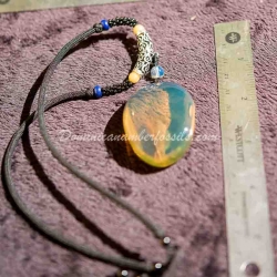 Bluis Green Amber Pendant 6