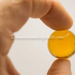 Clear Authentic Dominican Amber Sphere 10