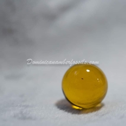 Clear Authentic Dominican Amber Sphere 3