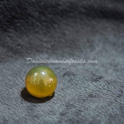 Clear Authentic Dominican Amber Sphere 6