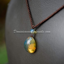 Clear Dominican Amber Necklace 10