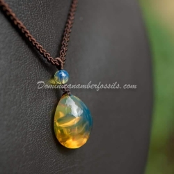 Clear Dominican Amber Necklace 9