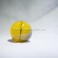 Clear Dominican Amber Sphere 2