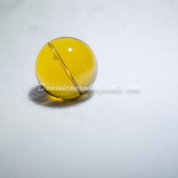 Clear Dominican Amber Sphere 3