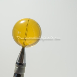 Clear Dominican Amber Sphere 9