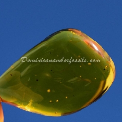 Clear Yellow Amulet Style Pendant 2