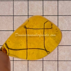 Clear Yellow Amulet Style Pendant