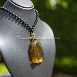 Cognac Green Pendant 10