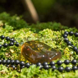 Cognac Green Pendant 2