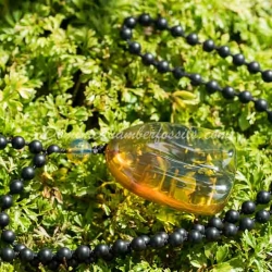 Cognac Green Pendant 4