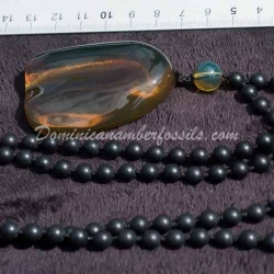 Cognac Green Pendant 6