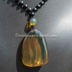 Cognac Green Pendant 9