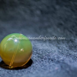 Cognac Green Sphere Amber Dominican 3