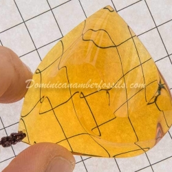 Crystal Clear Gold Green Pendant 2