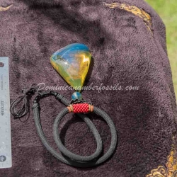 Dominican Bicolor Blue And Green Pendant 7