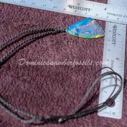 Electric Blue Amber Sail Shape 10