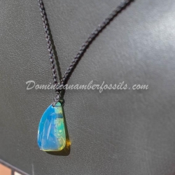 Electric Blue Amber Sail Shape 2