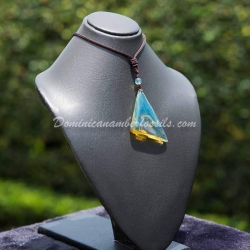 Electric Blue Pendant Form Los Cacaos 12
