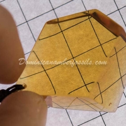 Faceted Dominican Amber Pendant 2